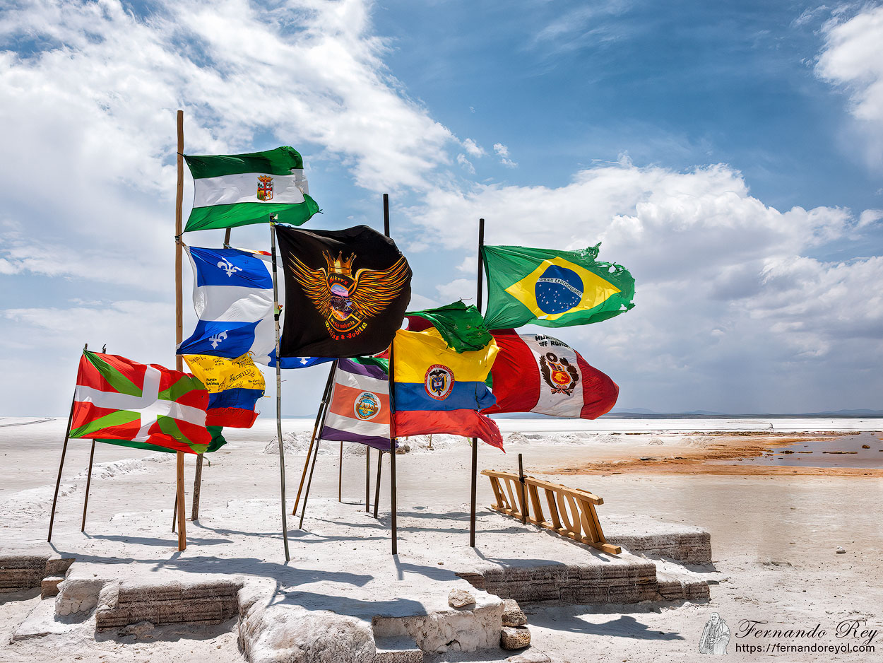 Ikurriña en los Andes